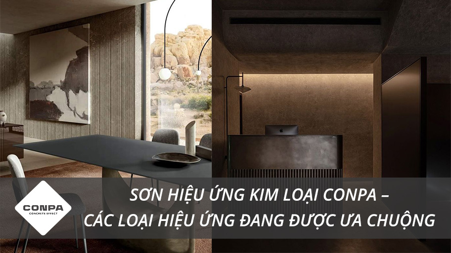 Những hiệu ứng của sơn hiệu ứng kim loại