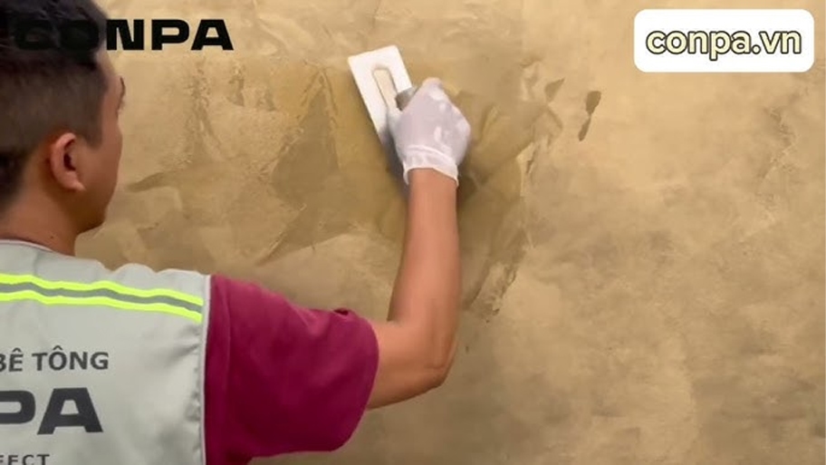 Quy trình thi công hơn hiệu ứng kim loại