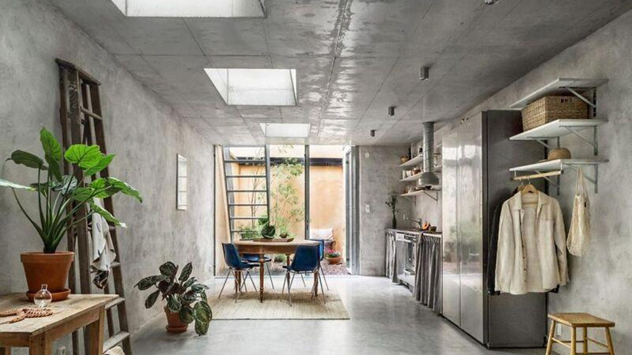 Ứng dụng sơn kim loại thật cho trần nhà