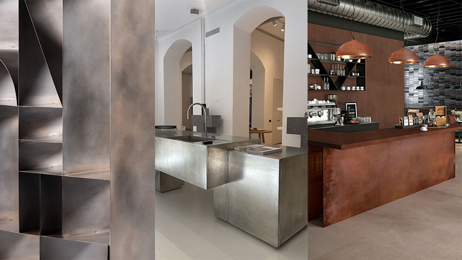 Ứng dụng sơn kim loại thật lên bề mặt vật liệu gỗ và đá