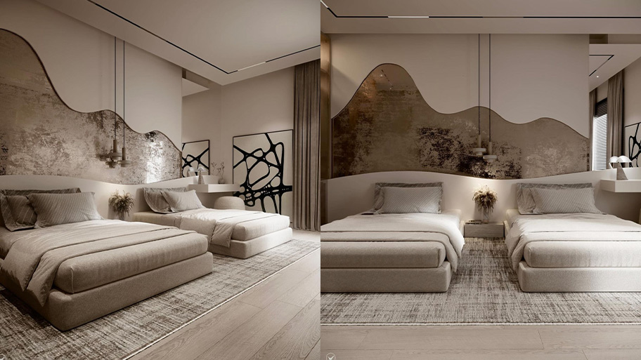 Ứng dụng sơn kim loại thật trong nhà ở