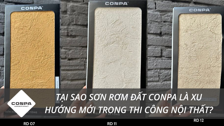 Xu hướng sơn rơm đất trong thi công nội thất