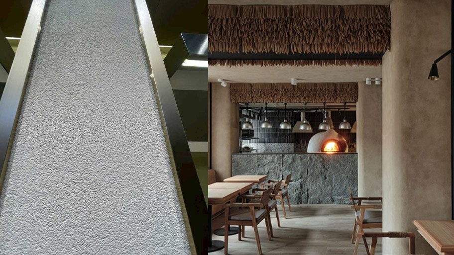 Cửa hàng dùng sơn cát nghệ thuật