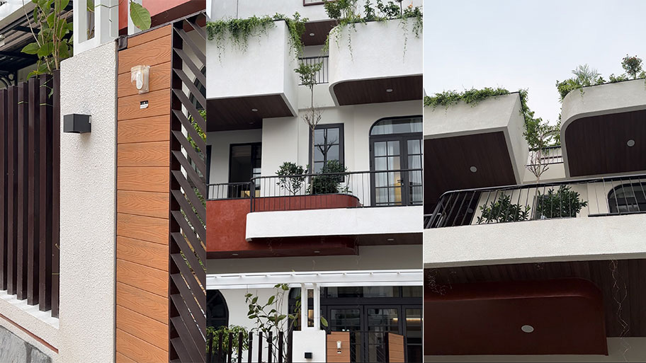 Các công trình ứng dụng sơn cát nghệ thuật Conpa đẹp Mẫu chung cư ứng dụng sơn cát nghệ thuật