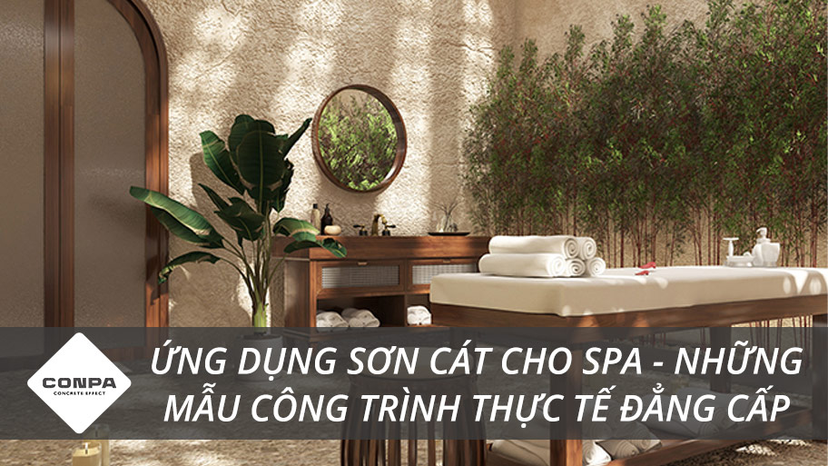 Sơn cát cho spa