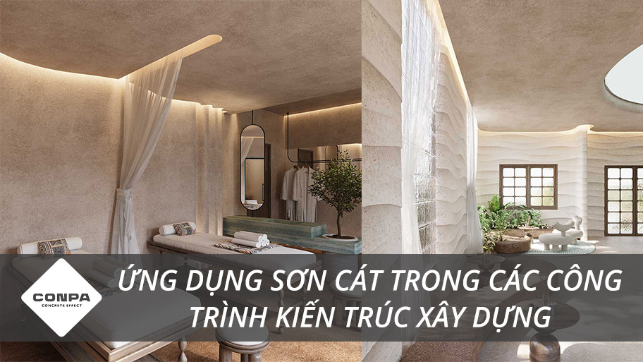 Ứng dụng sơn cát cho công trình xây dựng