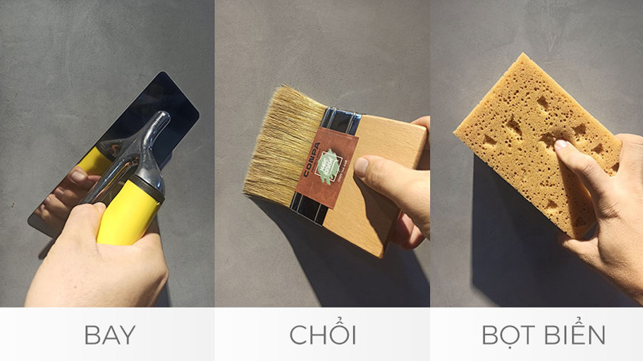 Dụng cụ thi công sơn hiệu ứng marble effect