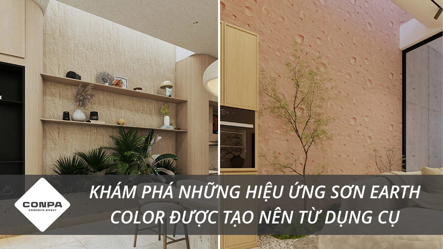 Hiệu ứng sơn earth color