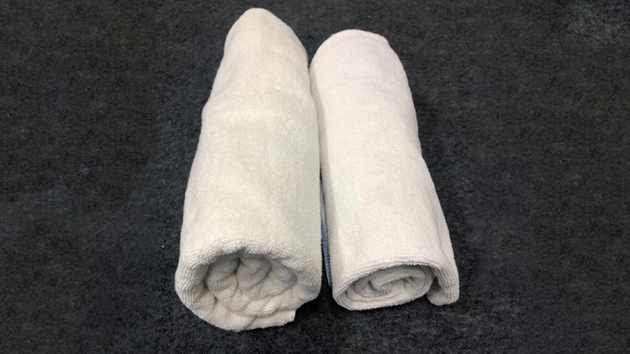 Khăn cotton tạo vân hiệu ứng sơn earth color