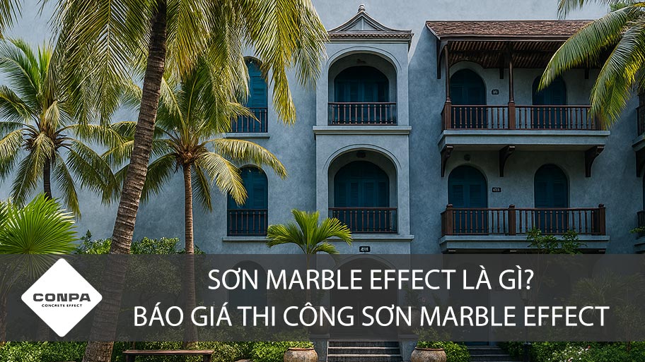 Báo giá thi công sơn Marble Effect