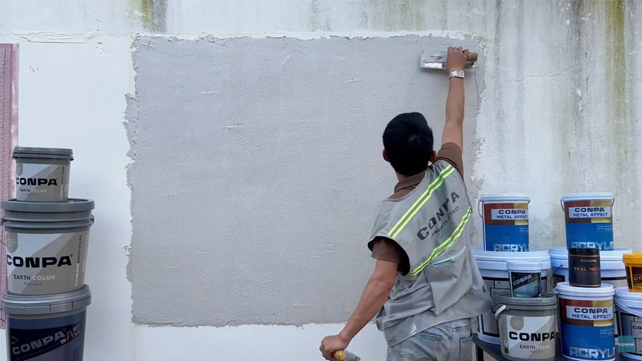 Lưu ý khi thi công sơn Earth Color