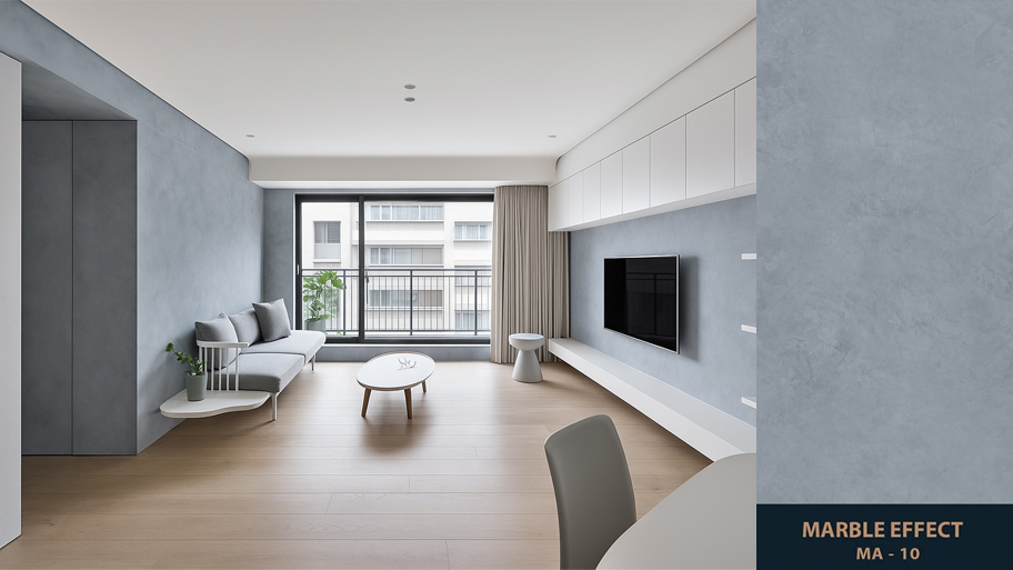 Đắm chìm với bảng màu sơn hiệu ứng Marble cực mãn nhãn Mẫu công trình ứng dụng sơn Marble Effect mã 10