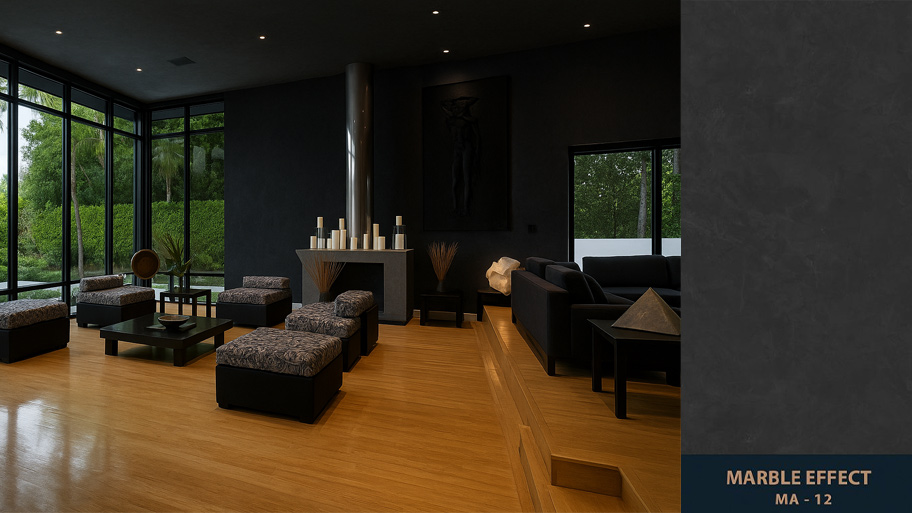Đắm chìm với bảng màu sơn hiệu ứng Marble cực mãn nhãn Mẫu công trình ứng dụng sơn Marble Effect mã 12