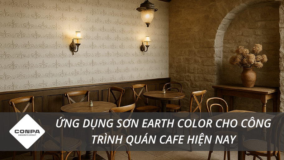 Sơn Earth Color cho quán cafe