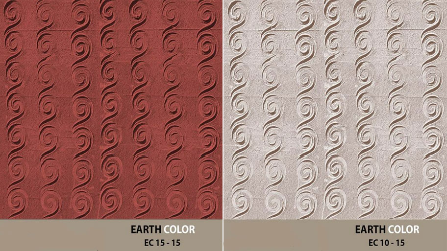 Sơn Earth Color hiệu ứng họa tiết xoắn cổ