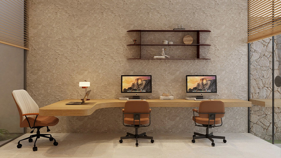 Sơn earth color là gì? Đặc điểm, cấu tạo & phân loại sơn Sử dụng sơn hiệu ứng Earth Color cho phòng làm việc