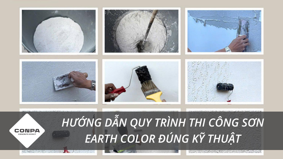 Thi công sơn Earth Color