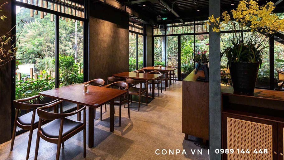 Không gian sang trọng nhà hàng Hồng Hạnh