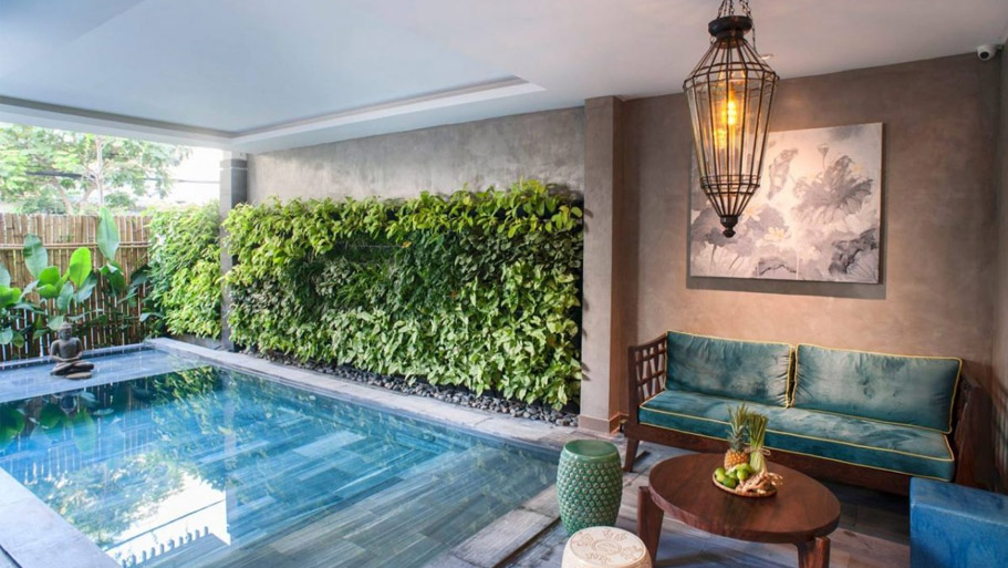 Gợi ý màu sơn giả bê tông cho spa – Sang trọng, tinh tế, thư giãn Sử dụng sơn bê tông màu xám bê tông cho spa