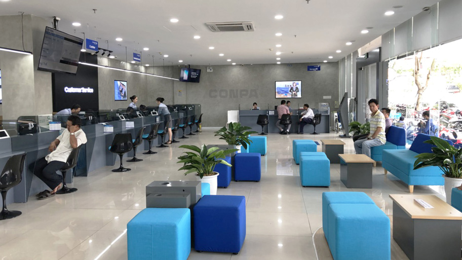 Hướng dẫn chọn màu sơn giả bê tông cho văn phòng làm việc chuẩn chuyên gia Ứng dụng sơn bê tông màu xám lạnh trong văn phòng