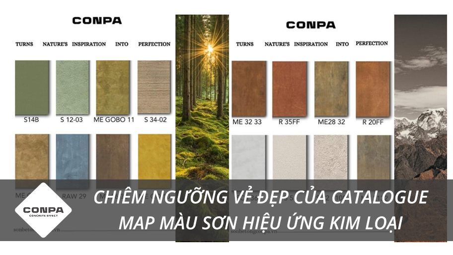Catalogue sơn hiệu ứng kim loại