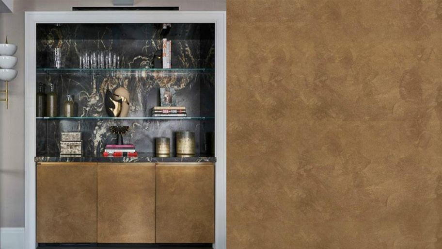 Tủ ứng dụng sơn hiệu ứng kim loại