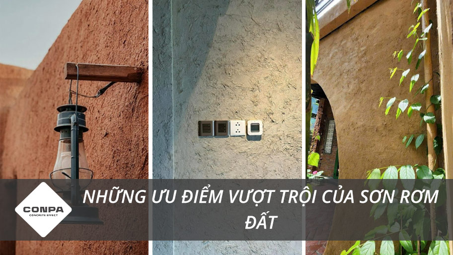 Ưu điểm sơn rơm đất