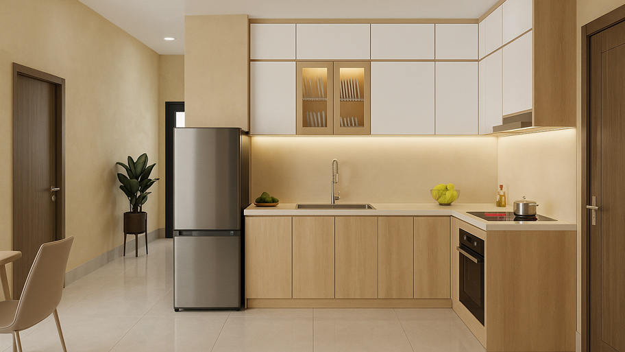 Lợi ích khi ứng dụng sơn cát cho phòng bếp