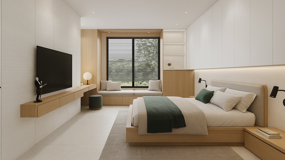 Màu sơn cát hợp với phong cách hiện đại