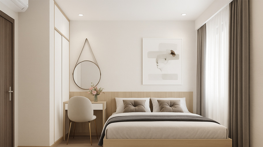 Phong cách hiện đại kết hợp sơn cát nghệ thuật