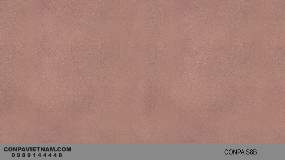 Sơn cát màu hồng phấn phù hợp phòng bếp