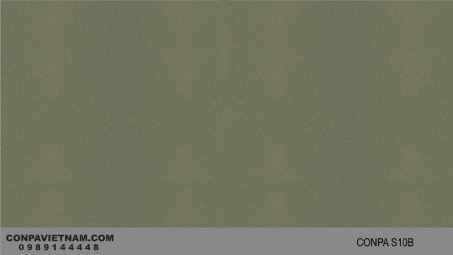 Sơn cát màu xanh rêu trầm phù hợp phòng bếp