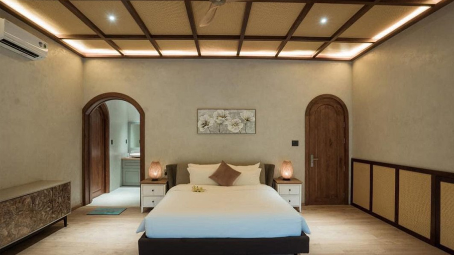 Sử dụng sơn cát nghệ thuật cho phòng khách