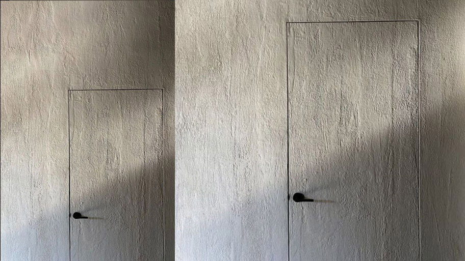 Sử dụng sơn cát tại vị trí cửa ra vào