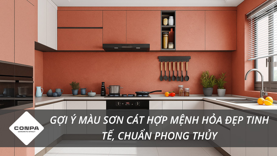 Màu sơn cát hợp mệnh Hỏa