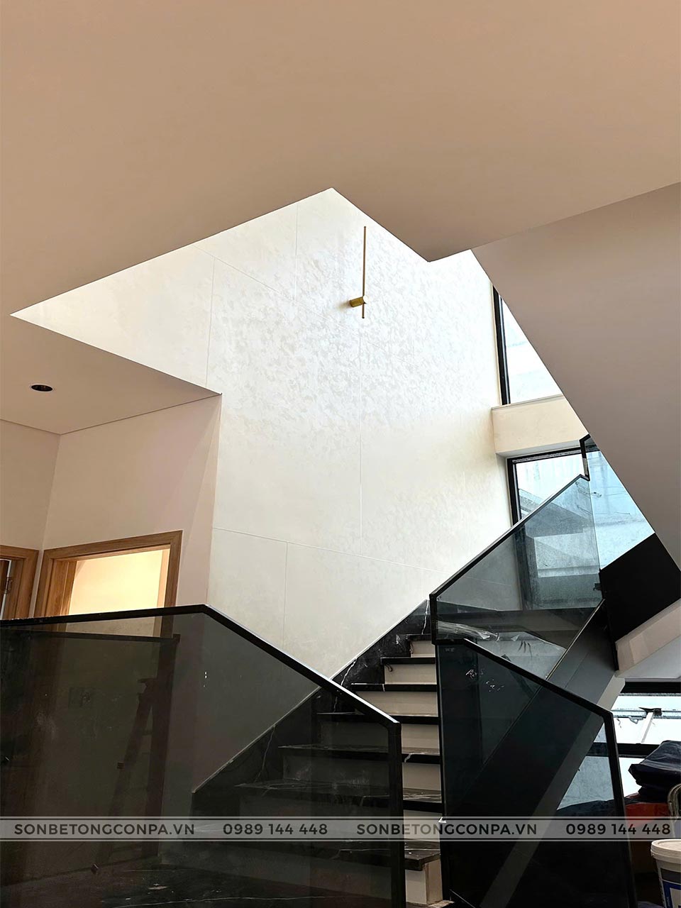 Toàn cảnh công trình thi công sơn hiệu ứng