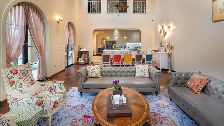 Ứng dụng sơn cát trong homestay phong cách mộc mạc