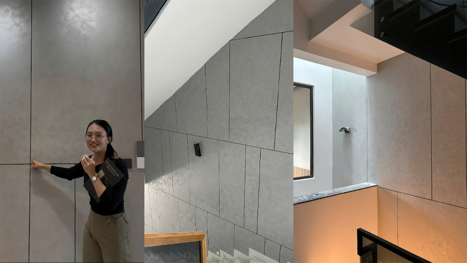 Xu hướng thiết kế bằng hiệu ứng kẻ roan 2025: Đẹp, hiện đại, chuẩn studio Mẫu công trình sử dụng hiệu ứng kẻ roan