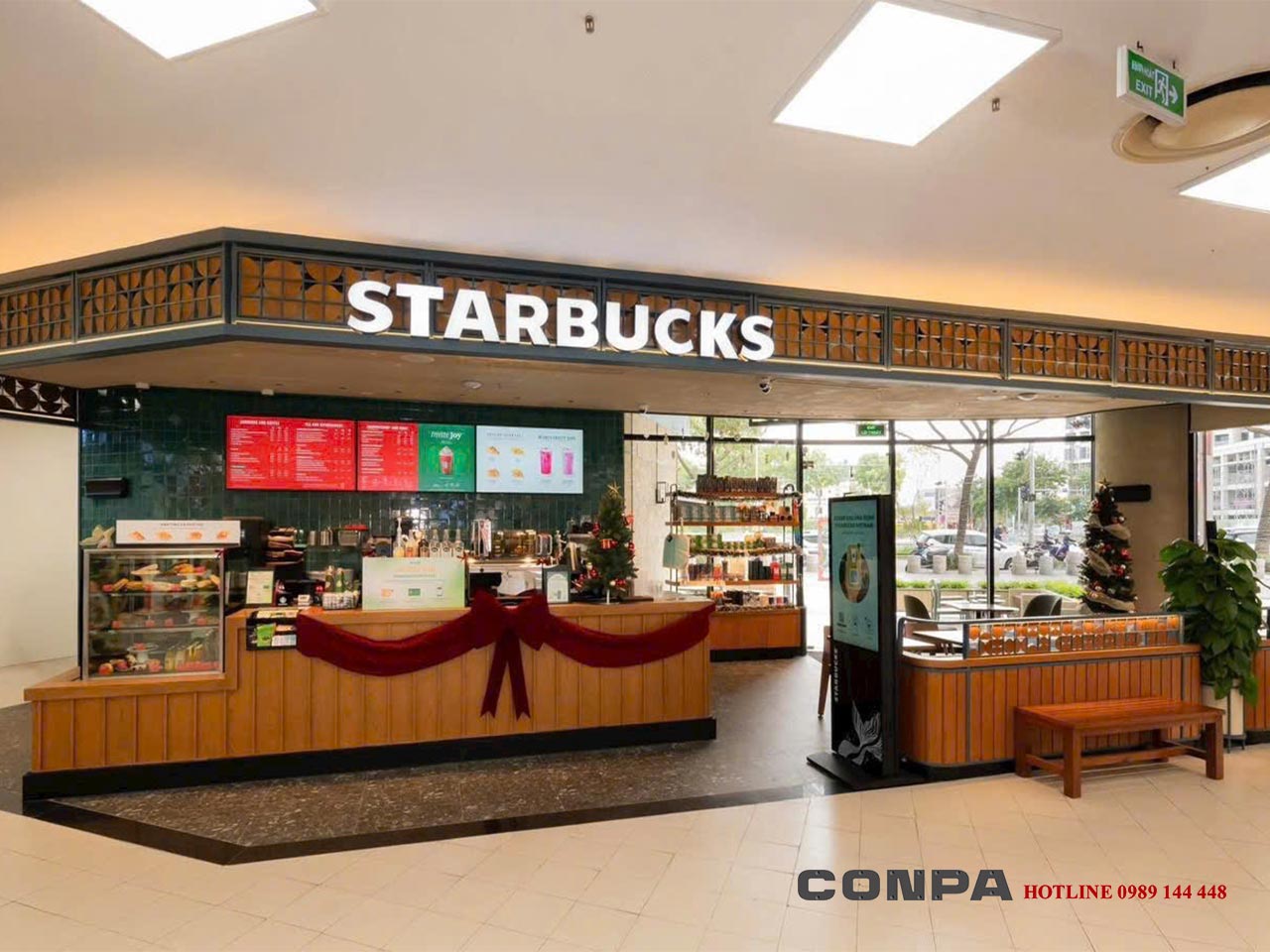 Quầy order Starkbuck Lotte Da nang