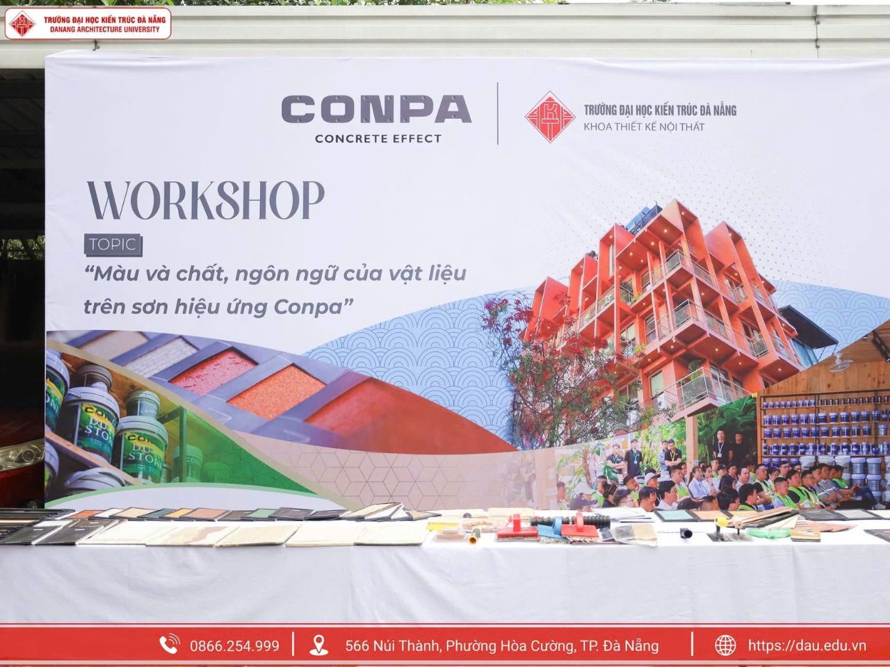 Workshop và Cuộc thi “Màu và Chất: Ngôn ngữ của vật liệu”