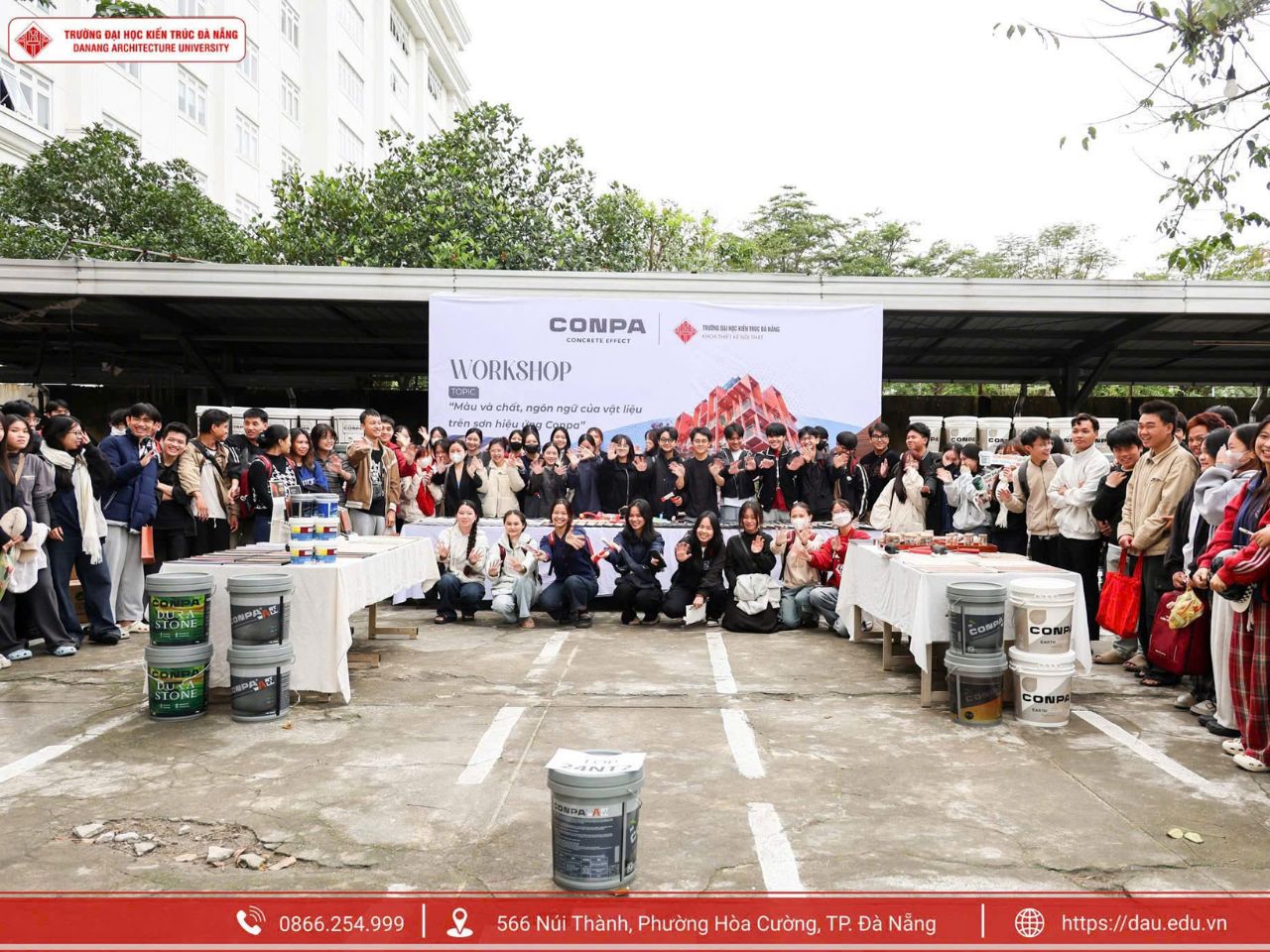 Workshop tổ chức tại trường Đại học Kiến trúc kết hợp với Conpa