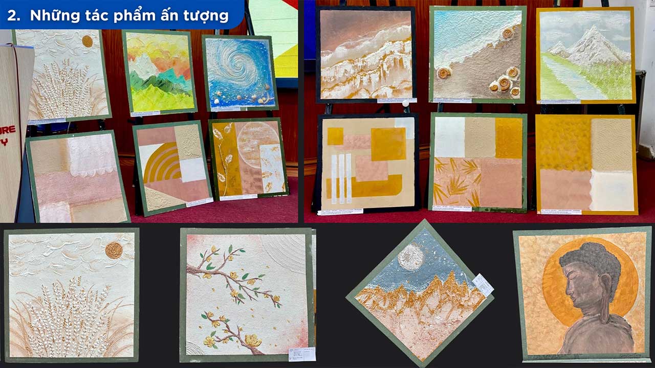 TỔNG HỢP CÁC HOẠT ĐỘNG CONPA VIỆT NAM 2025 Sinh viên ứng dụng sơn hiệu ứng ConPa thực tế lên tường phòng thí nghiệm hóa học