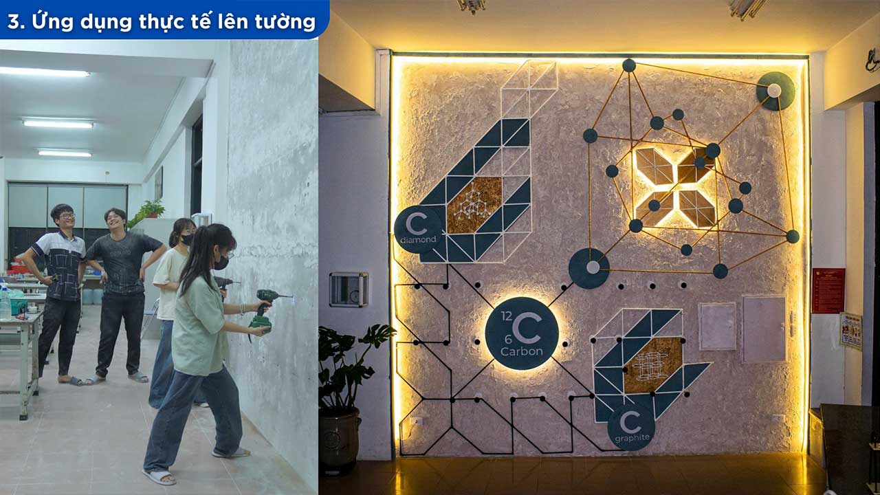 TỔNG HỢP CÁC HOẠT ĐỘNG CONPA VIỆT NAM 2025 Giới thiệu màu sắc và chất liệu sơn hiệu ứng ConPa trước sinh viên kiến trúc