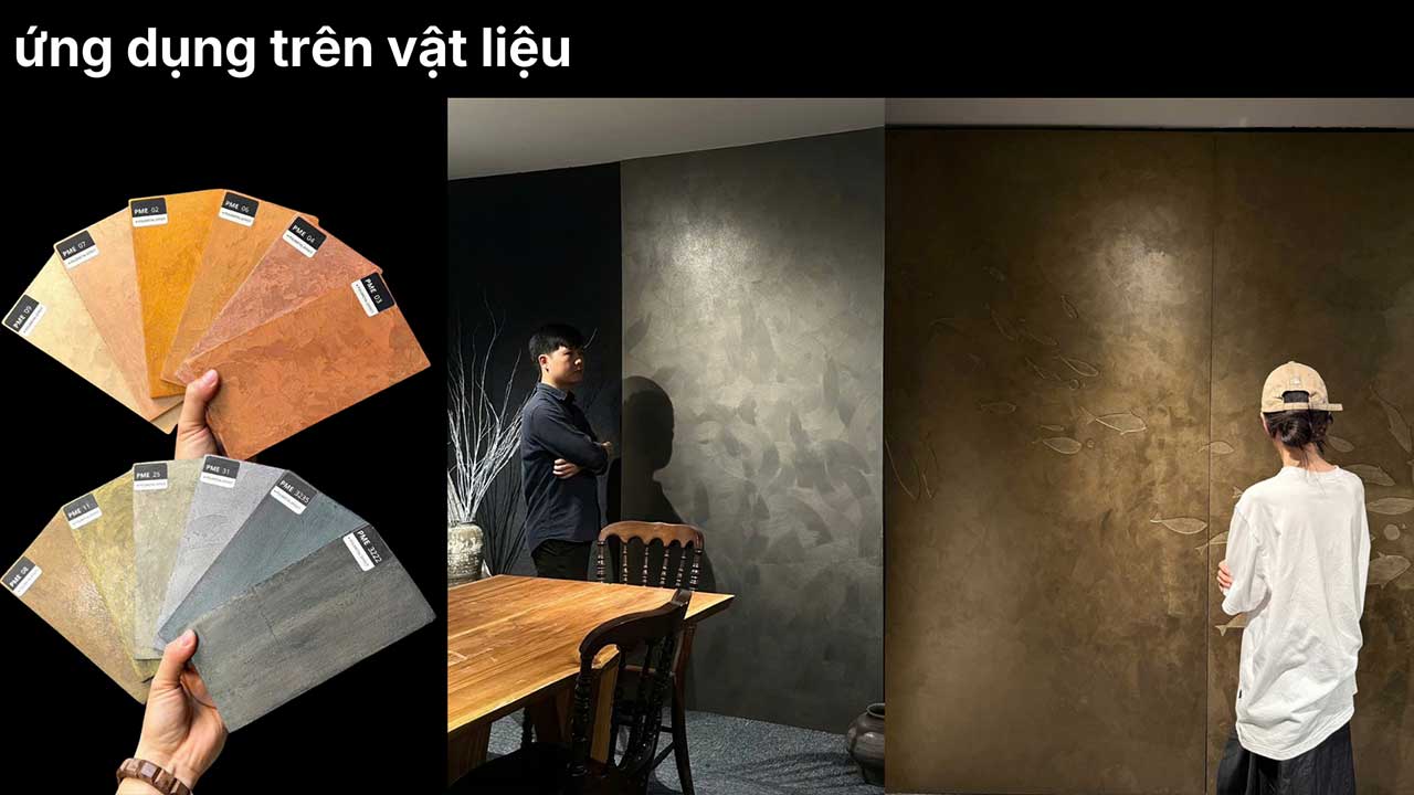 TỔNG HỢP CÁC HOẠT ĐỘNG CONPA VIỆT NAM 2025 Ứng dụng sơn hiệu ứng kim loại Poli Metal trong thiết kế nội thất cao cấp