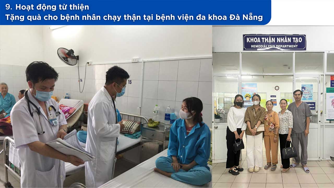 TỔNG HỢP CÁC HOẠT ĐỘNG CONPA VIỆT NAM 2025 CONPA tặng quà cho bệnh nhân chạy thận tại bệnh viện Đa khoa Đà Nẵng