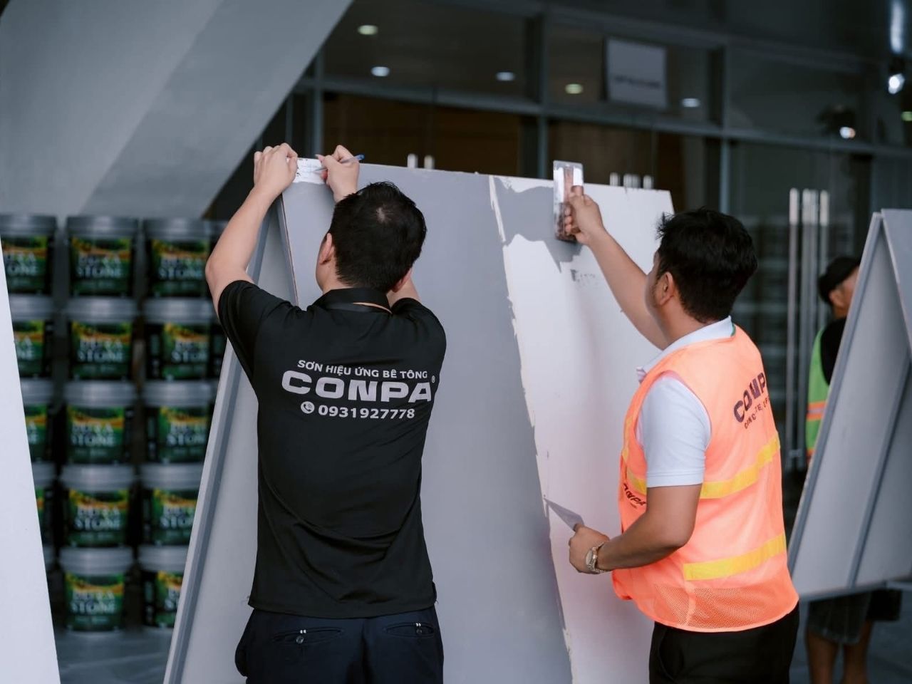 Giới thiệu Thi công mã sơn của Conpa
