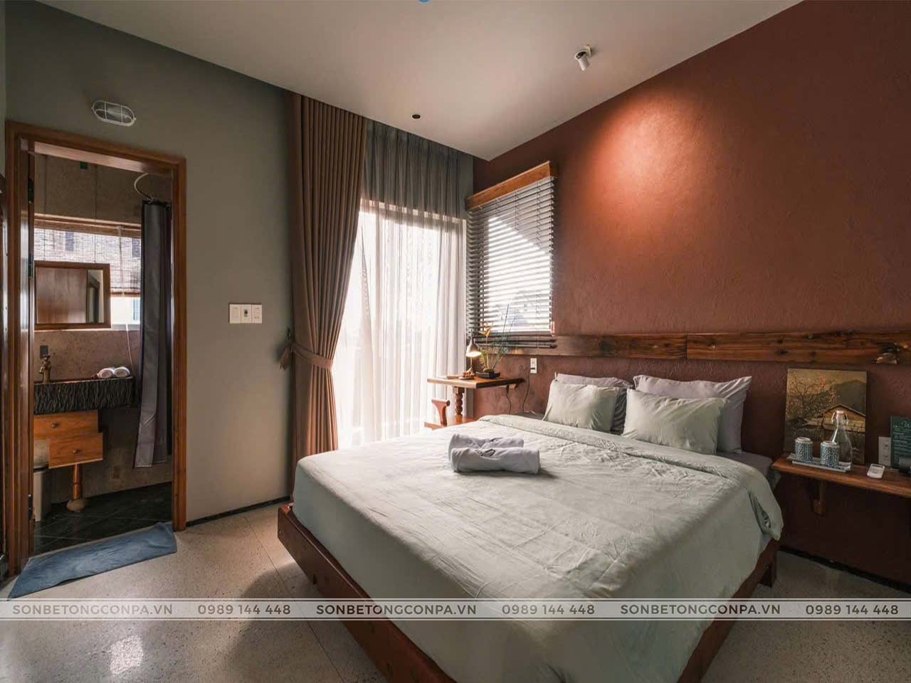 La Hiên Boutique Stay Vật liệu tự nhiên trong La Hiên