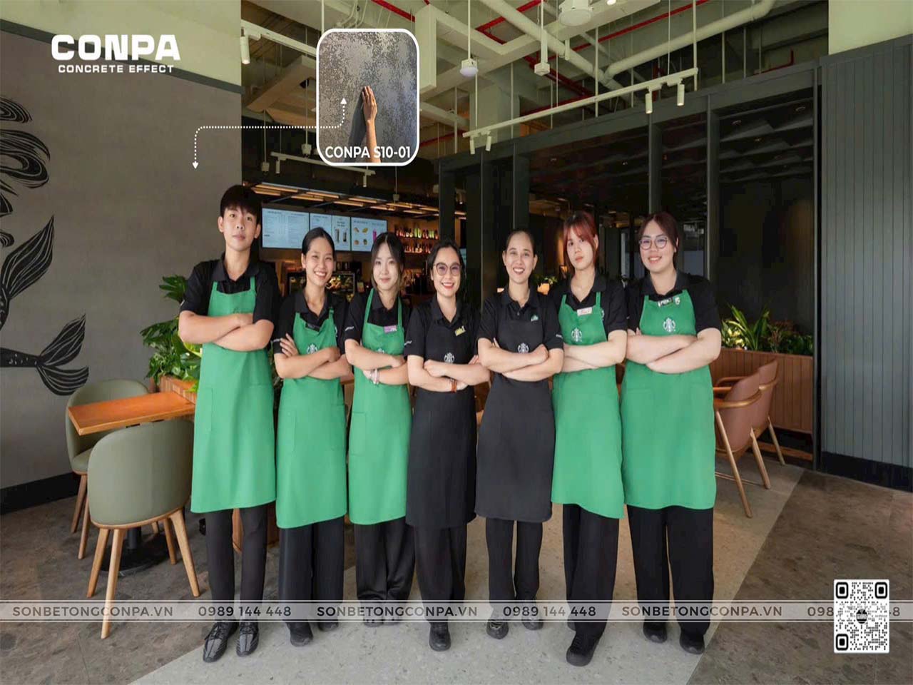 Starbucks Helio Center Đà Nẵng Đội ngũ nhân viên quán Starbucks Helio Center Đà Nẵng