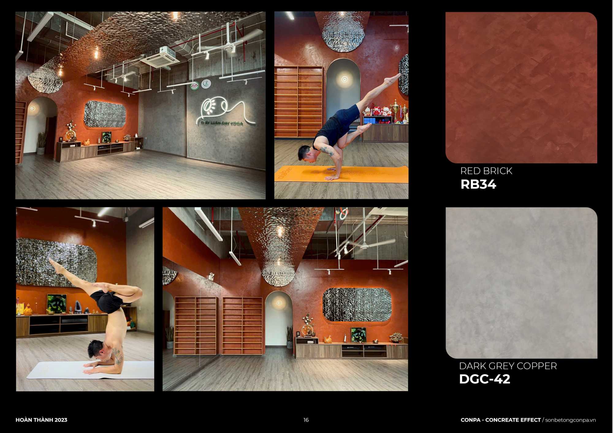 DARK GREY COPPER DGC-42 | RED BRICK RB34
