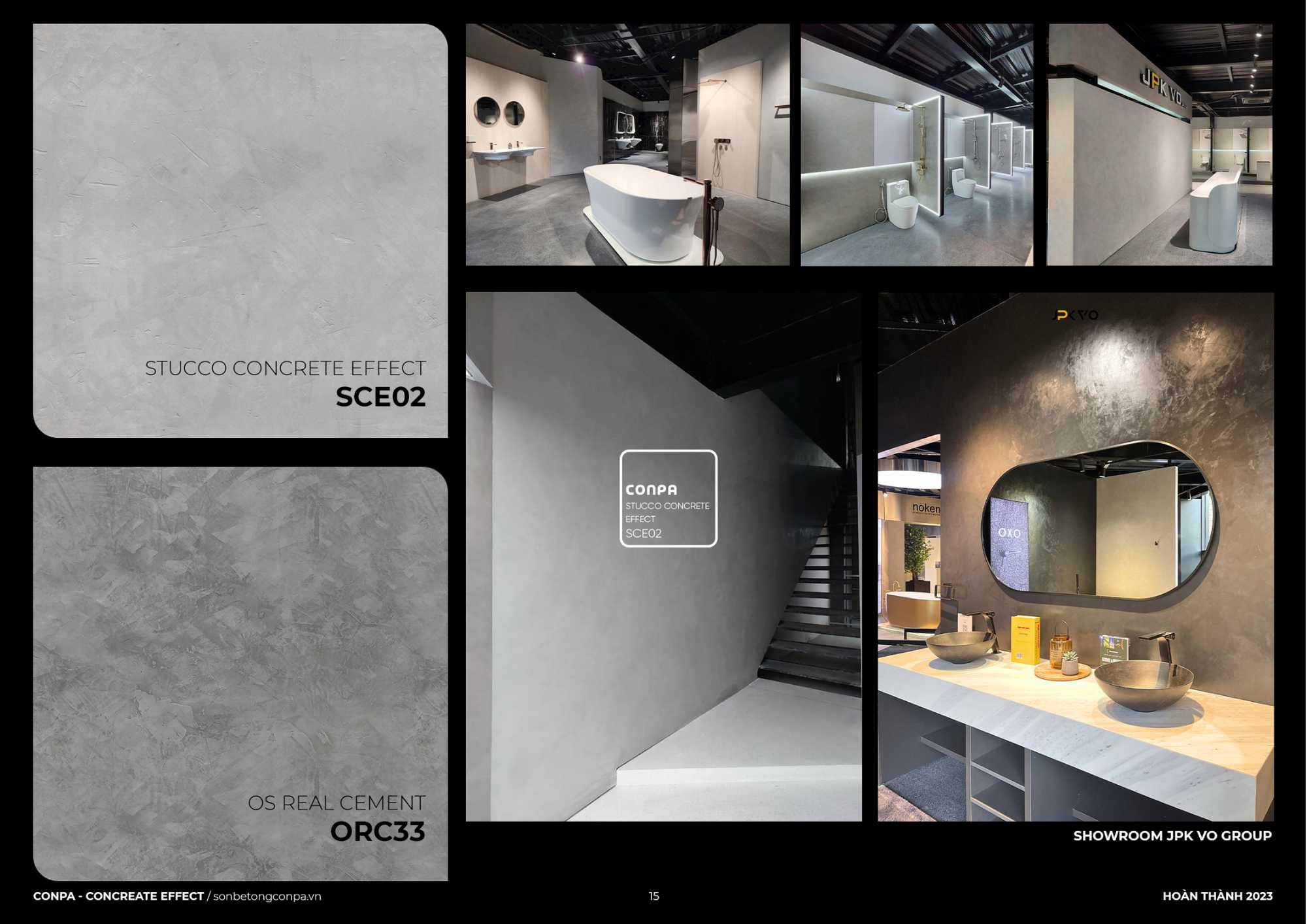 STUCCO CONCRETE EFFECT SCE02 | OS REAL CEMENT ORC33